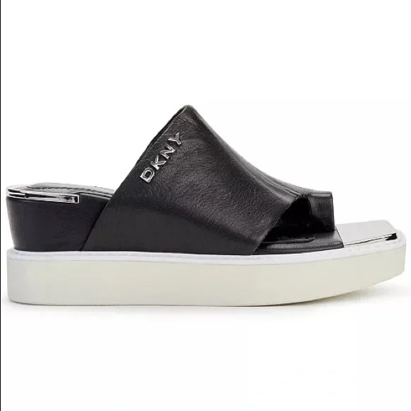 Dkny Platform Sandals 10M (50) - Picture 3 of 8